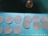 Button fabric cut-outs