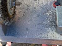 The wire wheel took off more than just paint