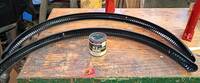 Gloss black inner fender