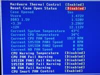 BIOS idle temps and voltages