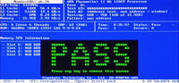 Memtest86+ PASS