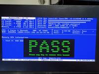 Memtest pass and CPU info