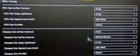 UEFI fan settings