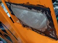 Messy siliconed mesh window