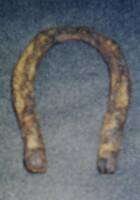 rusty horseshoe